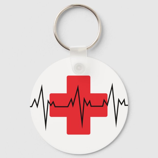 Medical cross keychain (Front)