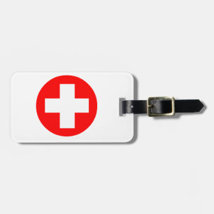 Medical Cross Luggage Tag