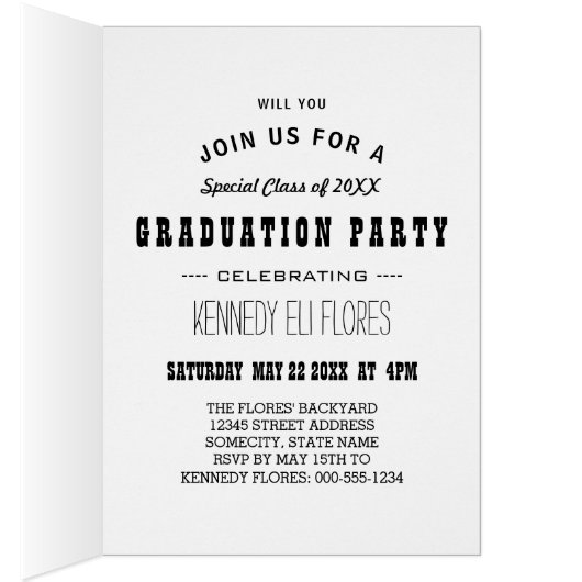 medical degree graduate customizable year (Inside (Right))