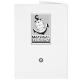 medical degree graduate customizable year cards (Back)
