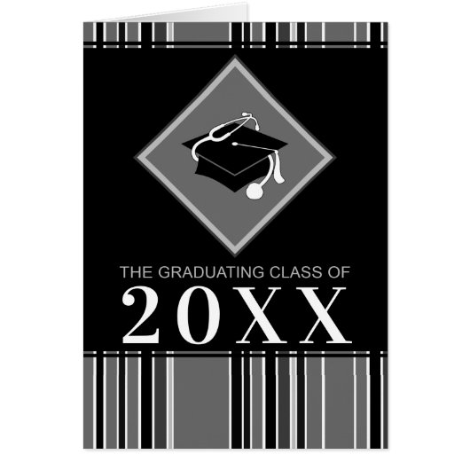 medical degree graduate customizable year cards (Front)