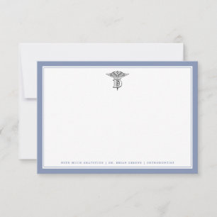 Medical Dentist   Flat Note Card