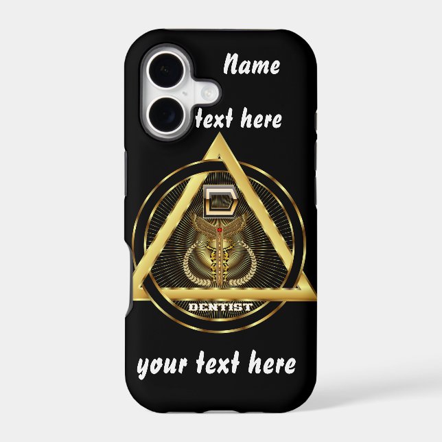 Medical Dentist Universal View Notes Important Iphone Case (Back)