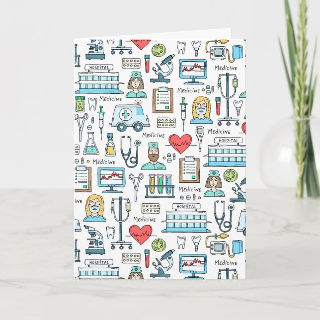 Medical Design Pattern Card (Front)