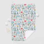 Medical Design Pattern Golf Towel
