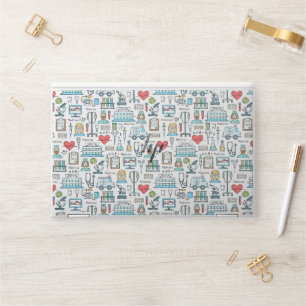 Medical Design Pattern HP Laptop Skin