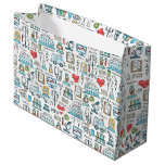 Medical Design Pattern Large Gift Bag