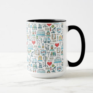 Medical Design Pattern Mug
