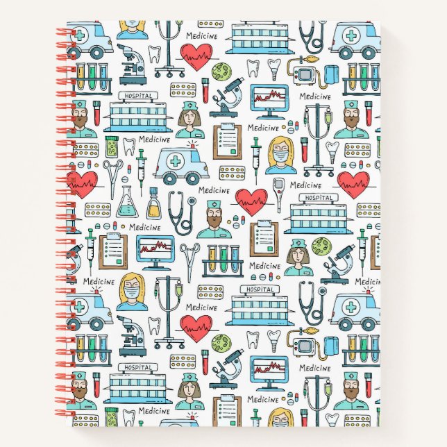 Medical Design Pattern Notebook (Front)