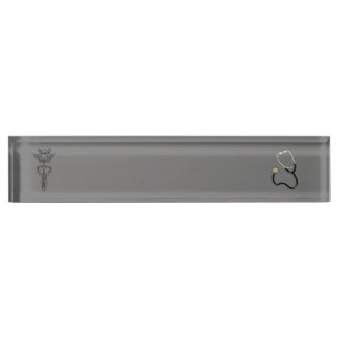 Medical Desk Name Plate