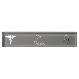 Medical Desk Name Plate