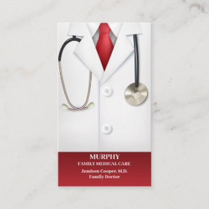 Medical Doctor Appointment Business Card Template