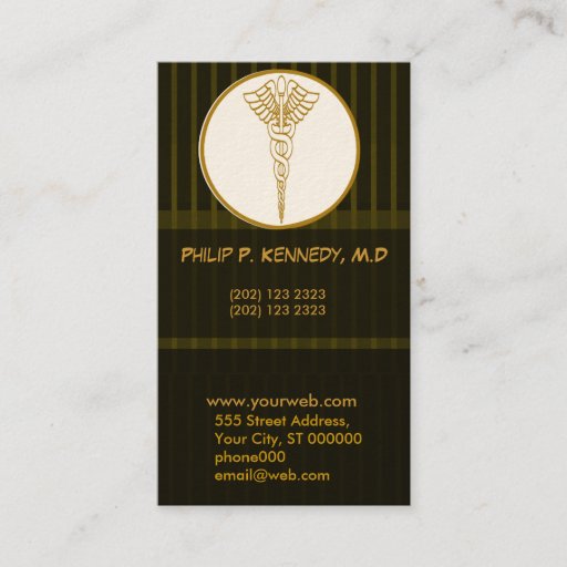 Customizable Medical Practice With Appoitment Business Cards