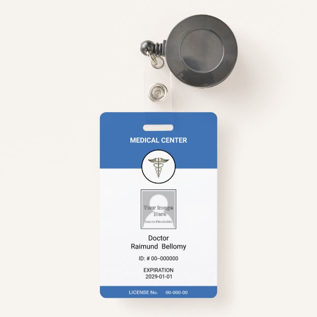 Medical Doctor Badge (Front with Retractable)