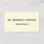 [ Thumbnail: Medical Doctor Business Card ]
