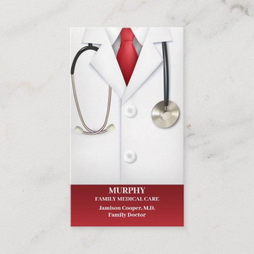 Medical Doctor Business Card wAppointment