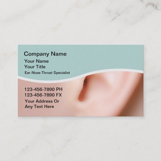 Medical Doctor Business Cards (Front)