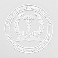 Medical Doctor Caduceus #1LR Book Name Address