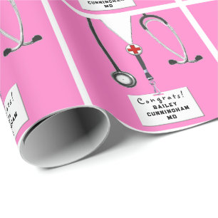 Medical Doctor Congrats Wrapping Paper