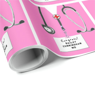 Medical Doctor Congrats Wrapping Paper