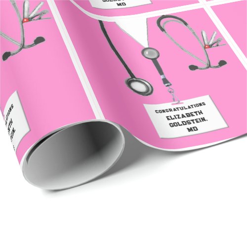 Medical Doctor Congrats Wrapping Paper