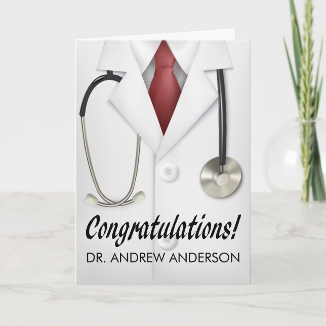 Medical Doctor Congratulation Card (Front)