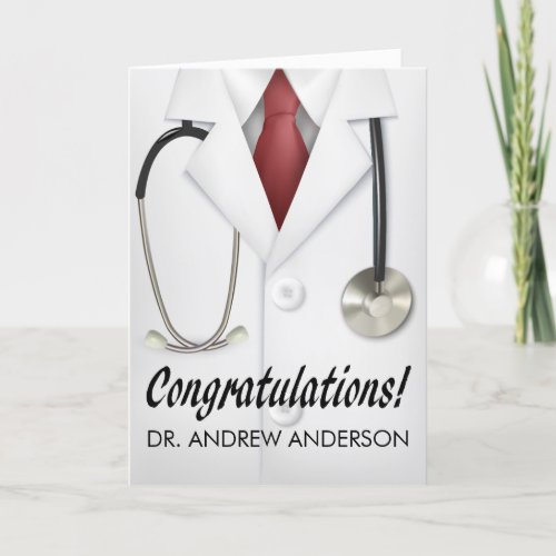 Medical Doctor Congratulation Card