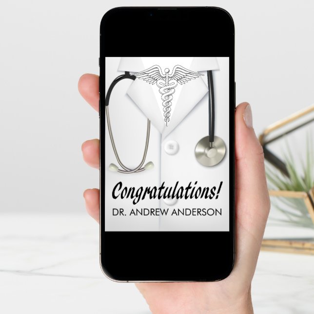 Medical Doctor Congratulation Card (Front Digital)