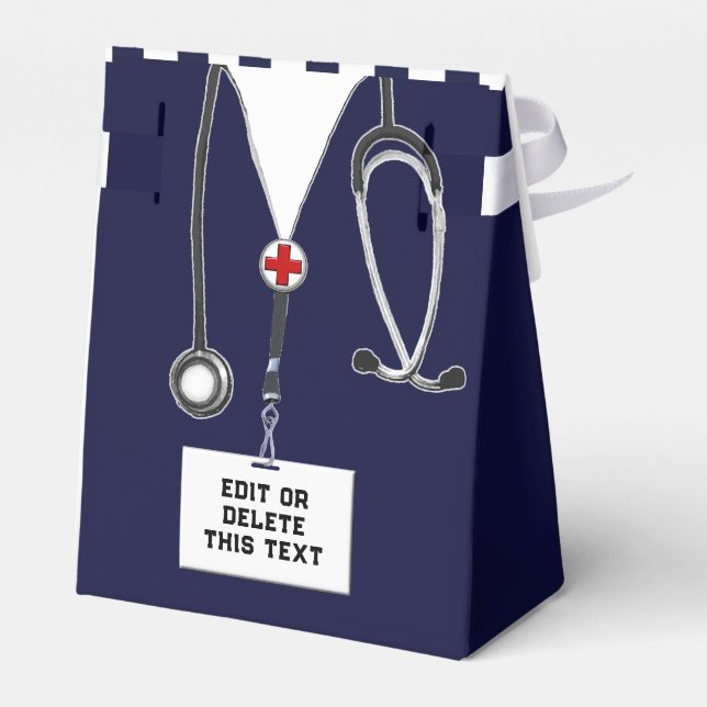 Medical Doctor Favor Boxes (Back Side)