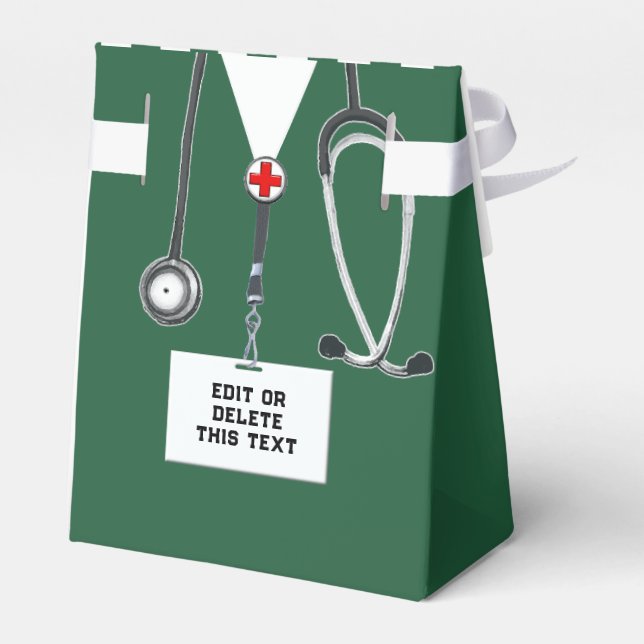 Medical Doctor Favor Boxes (Back Side)