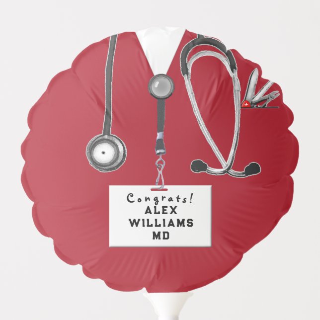 Medical Doctor Graduation Balloon (Front)