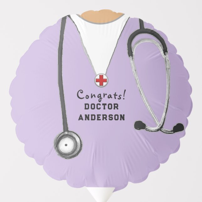 Medical Doctor Graduation Balloon (Front)
