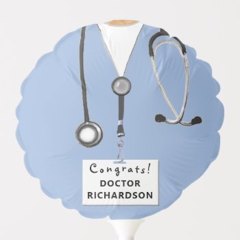 Medical Doctor Graduation Balloon by partygames at Zazzle
