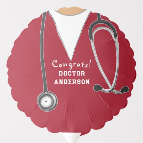 Medical Doctor Graduation Balloon