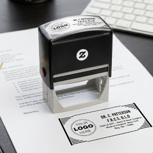 Medical Doctor Health Professional Personalized Self-inking Stamp
