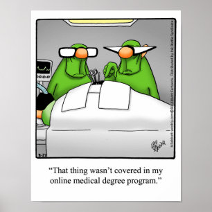 Medical/Doctor Humor Poster Gift