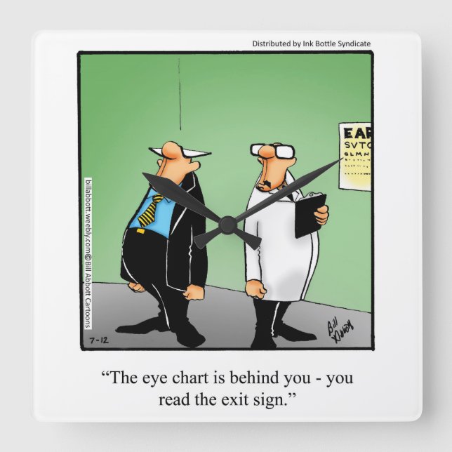Medical/Doctor Humor Wall Clock Gift (Front)