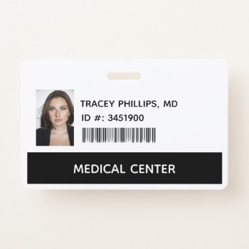 Medical Doctor  Md Id Identification Badge by TwoTravelledTeens at Zazzle