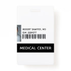 Medical Doctor, MD ID identification Badge