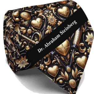 Medical Doctor Neck Tie   Health Professional Tie