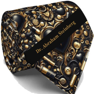 Medical Doctor Neck Tie   Health Professional Tie