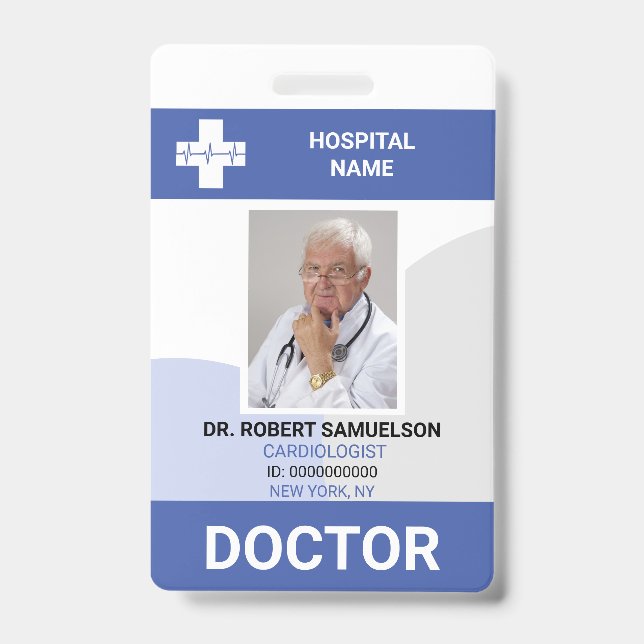 MEDICAL DOCTOR NURSE Health Care Badge (Front)