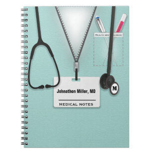 Medical Doctor, Nurse or Caregiver  Notebook