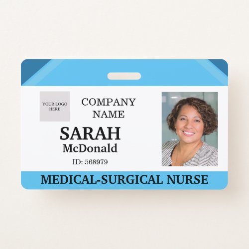 Medical Doctor Nursing Aged Care Security Photo ID Badge