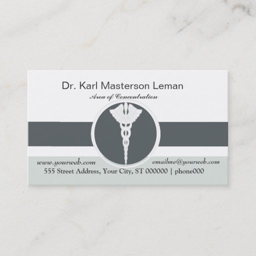 Customizable Medical Doctor Office & Appointment Business Card Templates