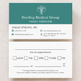 Physician's / Medical Doctor's Business Card | Zazzle