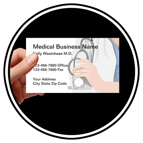 Medical Doctor Office Business Cards