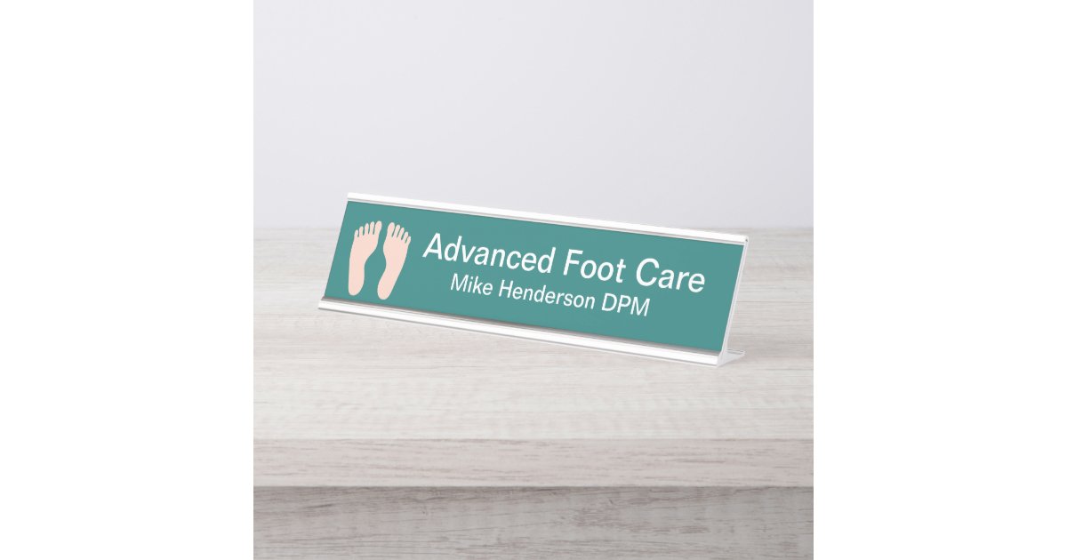 Medical Doctor Office Desk Name Plate Zazzle Com