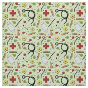 Medical Doctor or Nurse Fabric