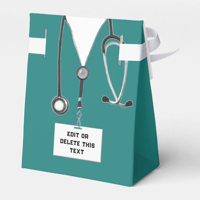 Medical Doctor or Nurse Favor Boxes (Back Side)